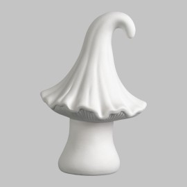 Ceramic Bisque Curly Mushroom - case of 6 Ceramic Bisque Curly Mushroom - case of 6